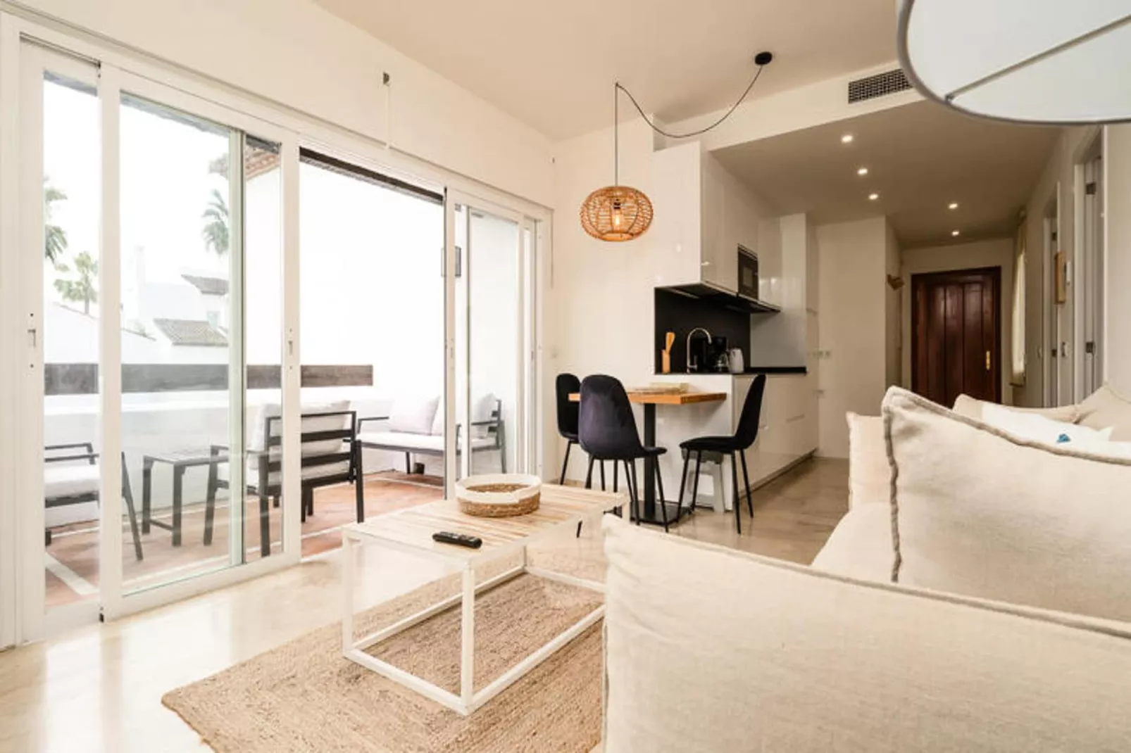 Appartements à Estepona-Woonkamer