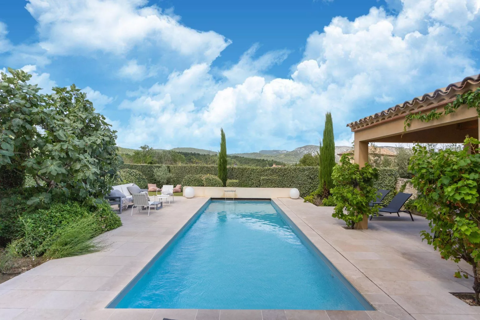 Villa Mont Ventoux-Uitzicht zomer