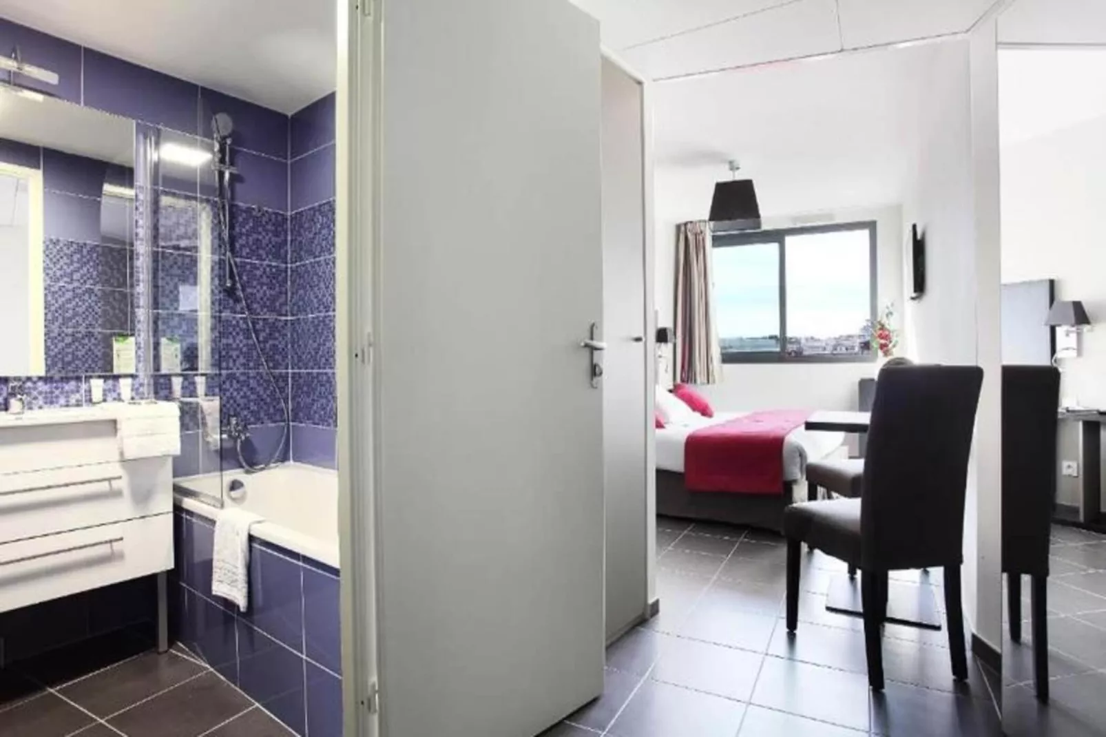 Appart'hôtel Odalys Prado Castellane-Woonkamer