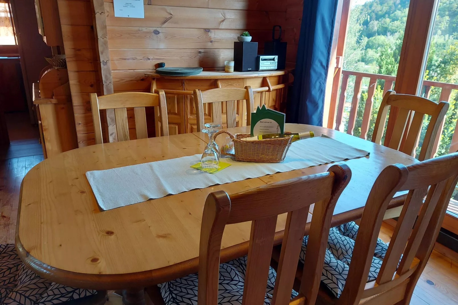 Chalet l'Aigle - Saint-Maurice-sur-Moselle-Eetkamer