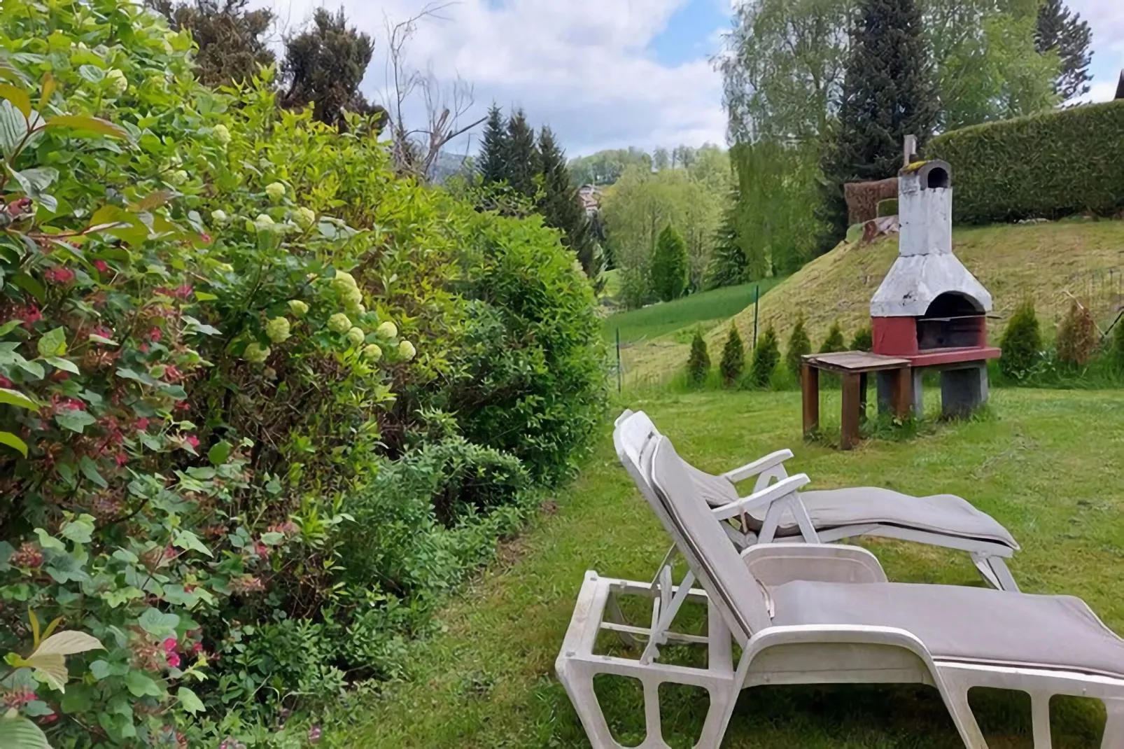 Appartement L'herrison - Saint-Maurice-sur-Moselle-Tuinen zomer