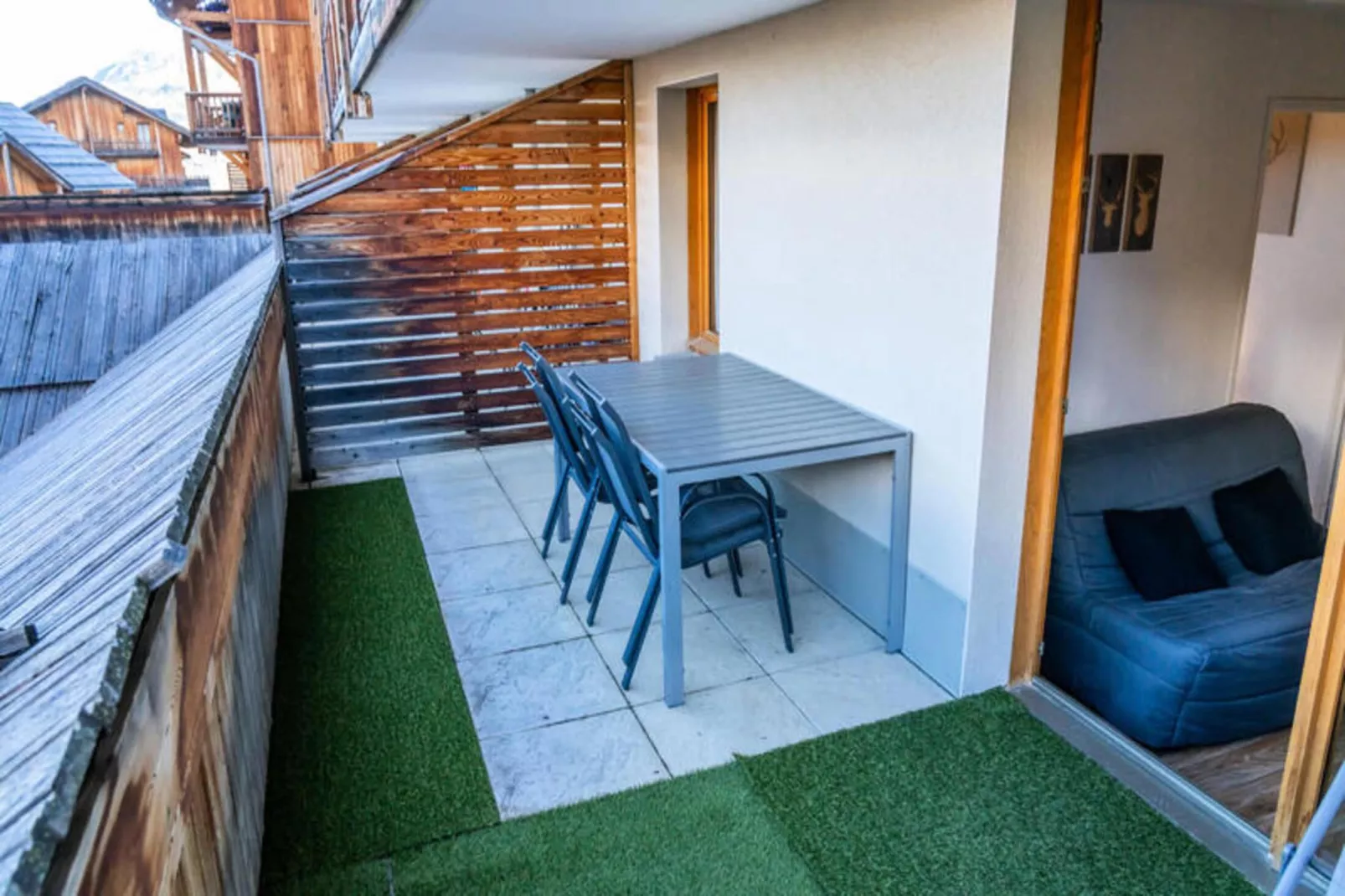 Les Chalets De Bois MÉan - A-Terrasbalkon