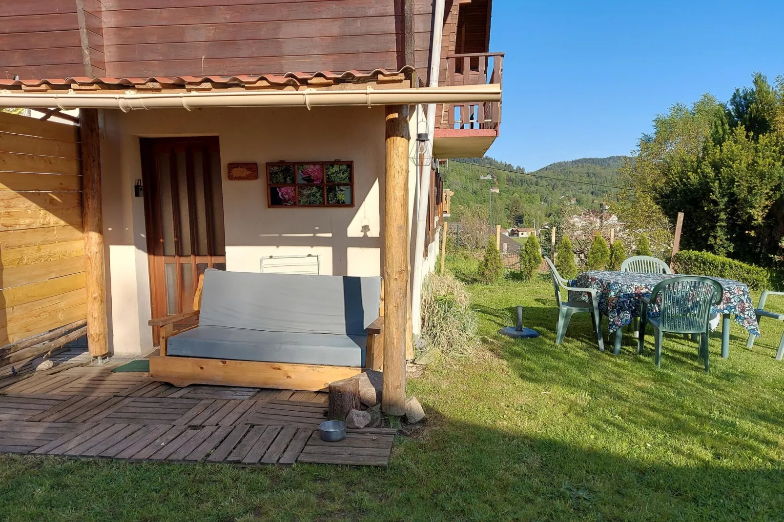 L'Aigle chalet ensemble - Saint-Maurice-sur-Moselle-Terrasbalkon