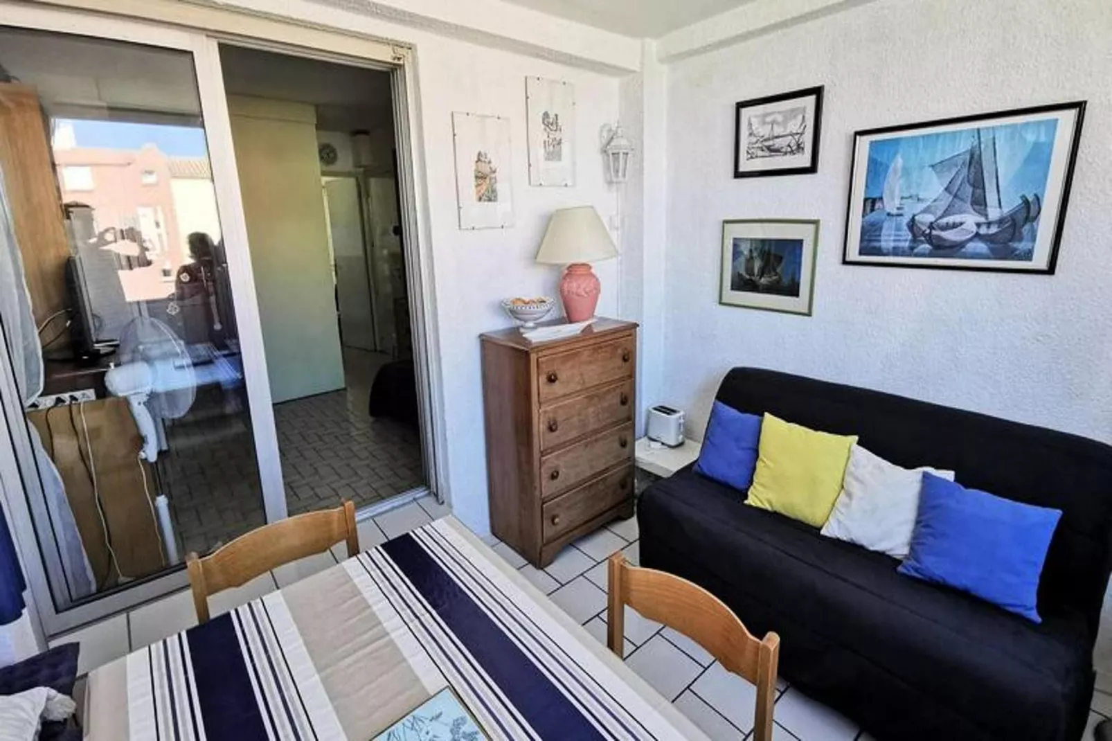 Résidence Les Nefs Des Sables-Eetkamer