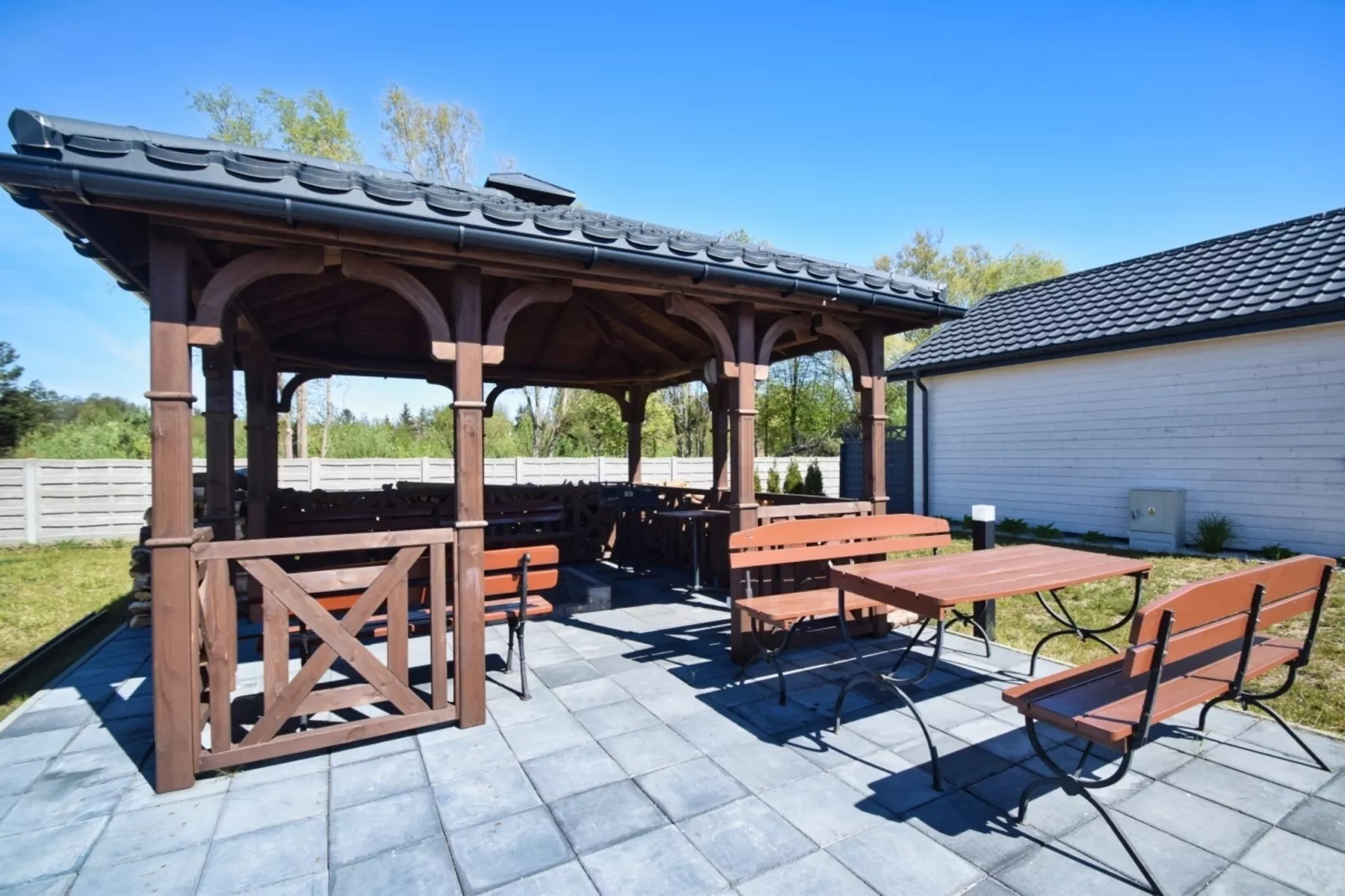 Domki wakacyjne dla 4 osób Łazy-Terrasbalkon