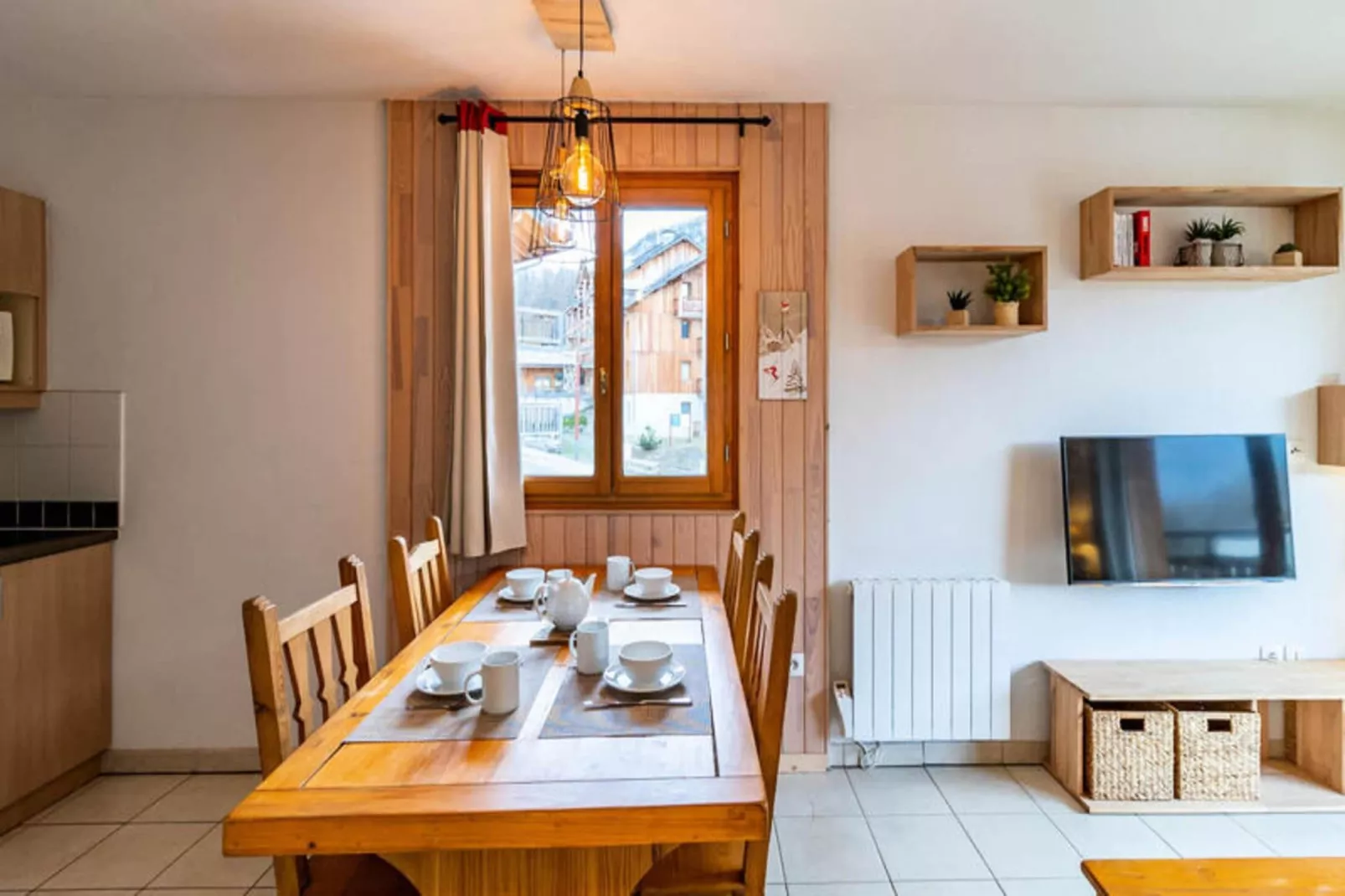 Résidence Le Balcon Des Airelles-Eetkamer