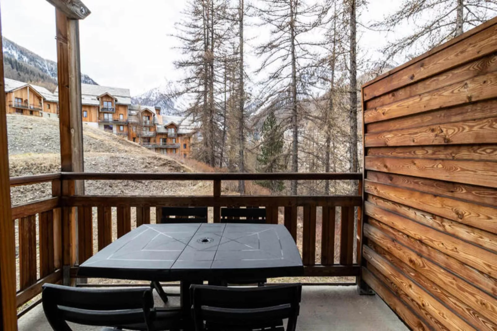 Résidence Le Balcon Des Airelles-Terrasbalkon
