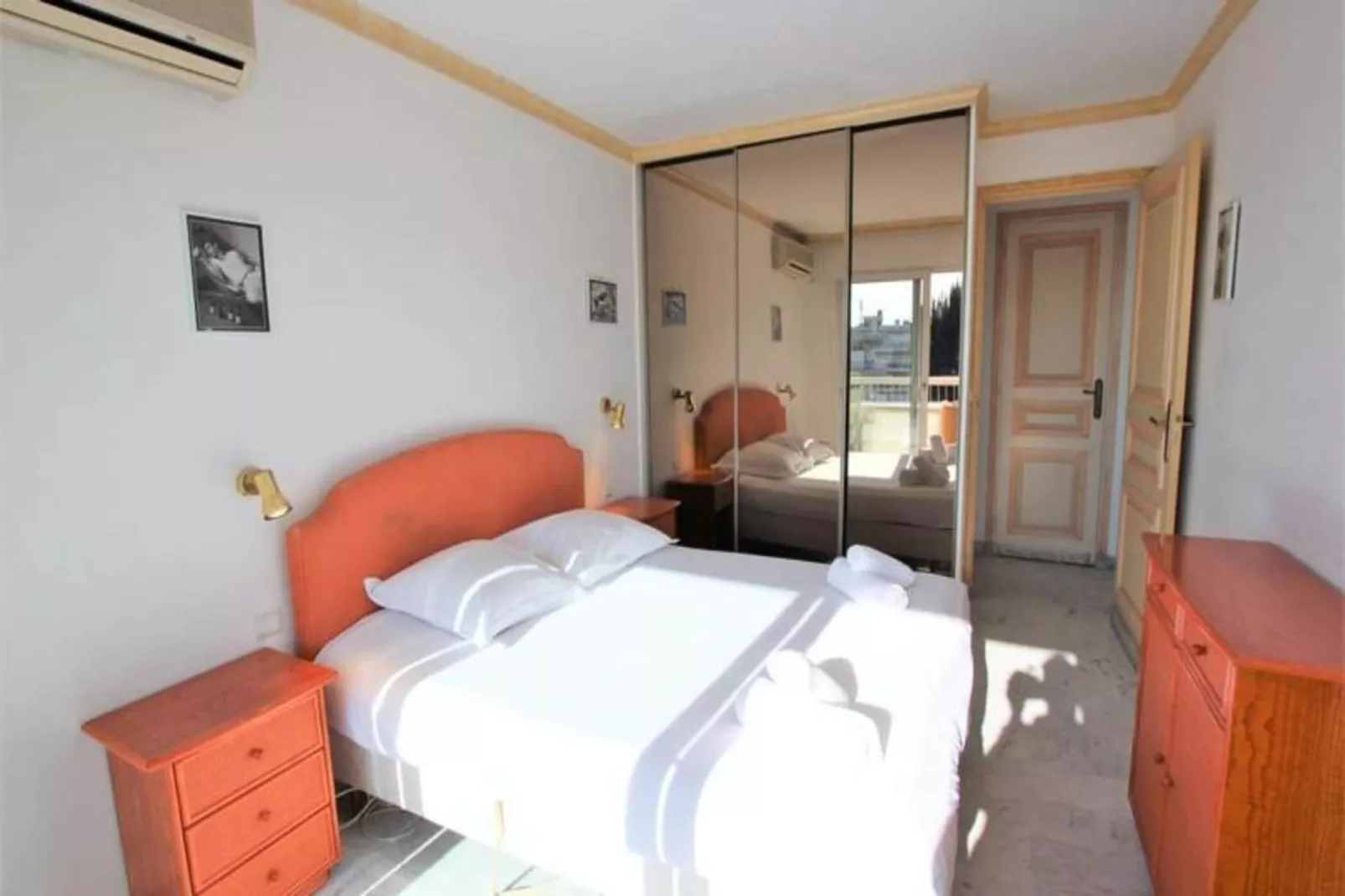 Résidence Appartement Climatis&eacute; 5 Voyageurs De 80 M2, Centre Ville Et Croisette-Slaapkamer