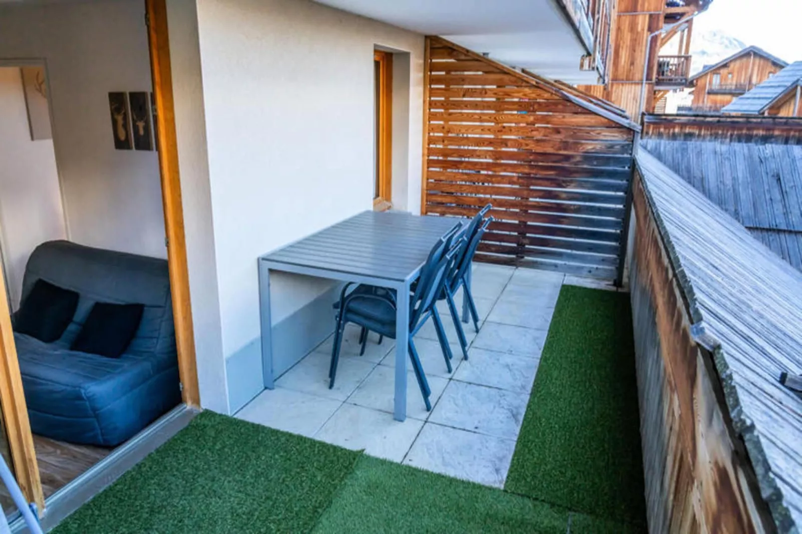 Les Chalets De Bois MÉan - A-Terrasbalkon