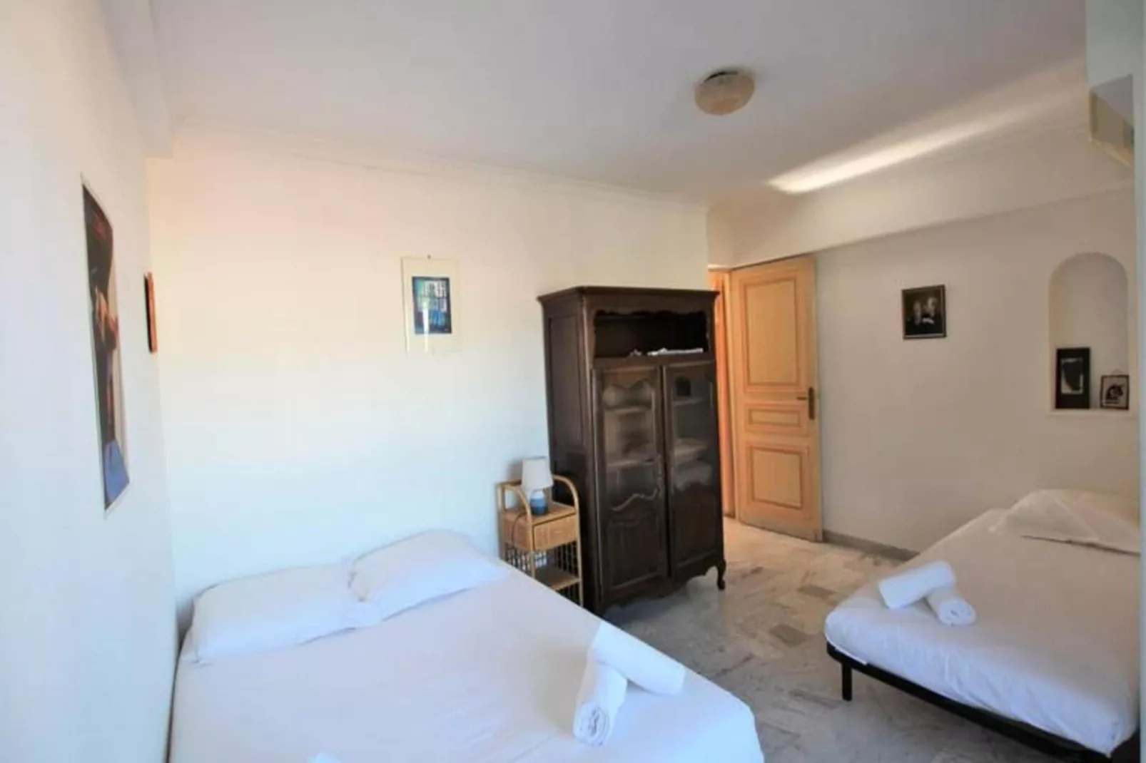 Résidence Appartement Climatis&eacute; 5 Voyageurs De 80 M2, Centre Ville Et Croisette-Slaapkamer