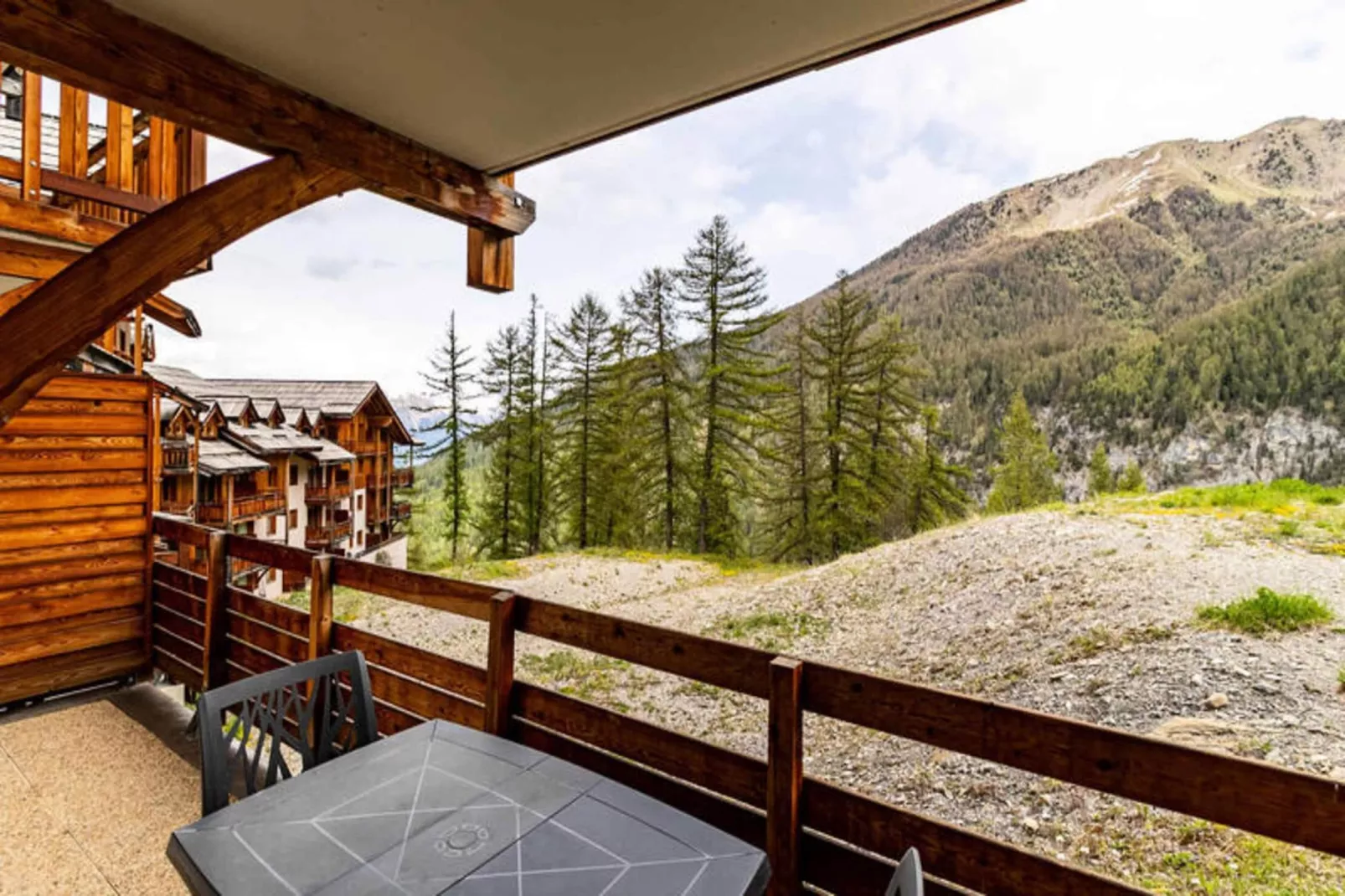 Résidence Le Balcon Des Airelles-Terrasbalkon