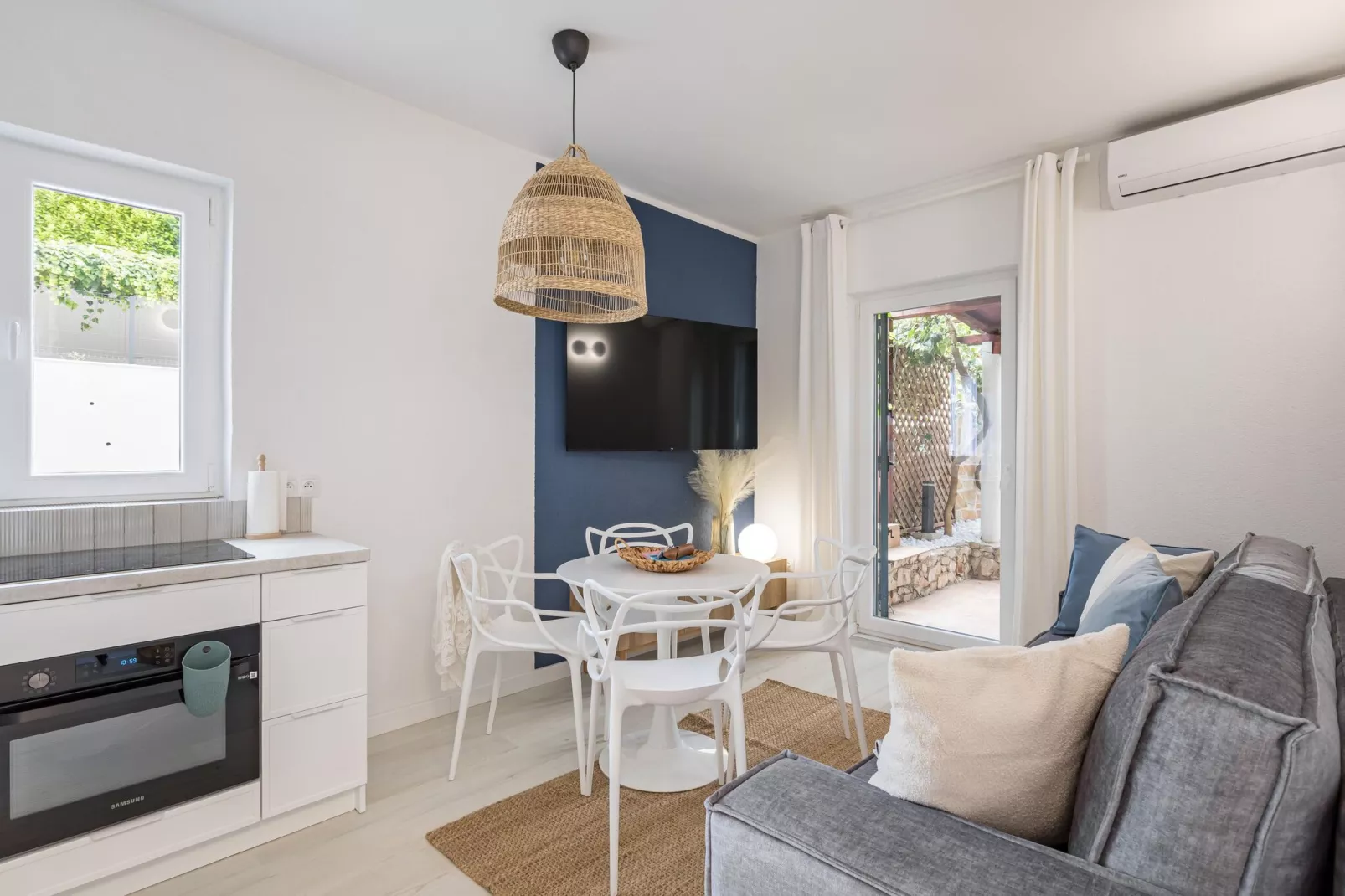 Marina veranda apartment D-Woonkamer