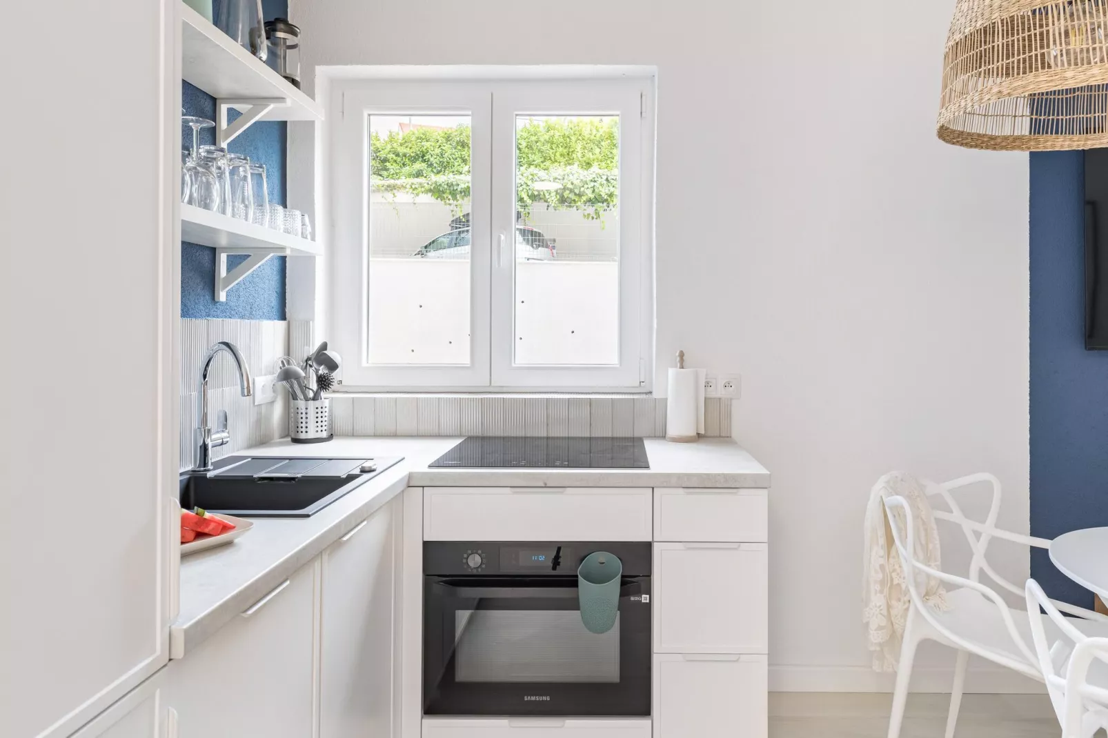 Marina veranda apartment D-Keuken