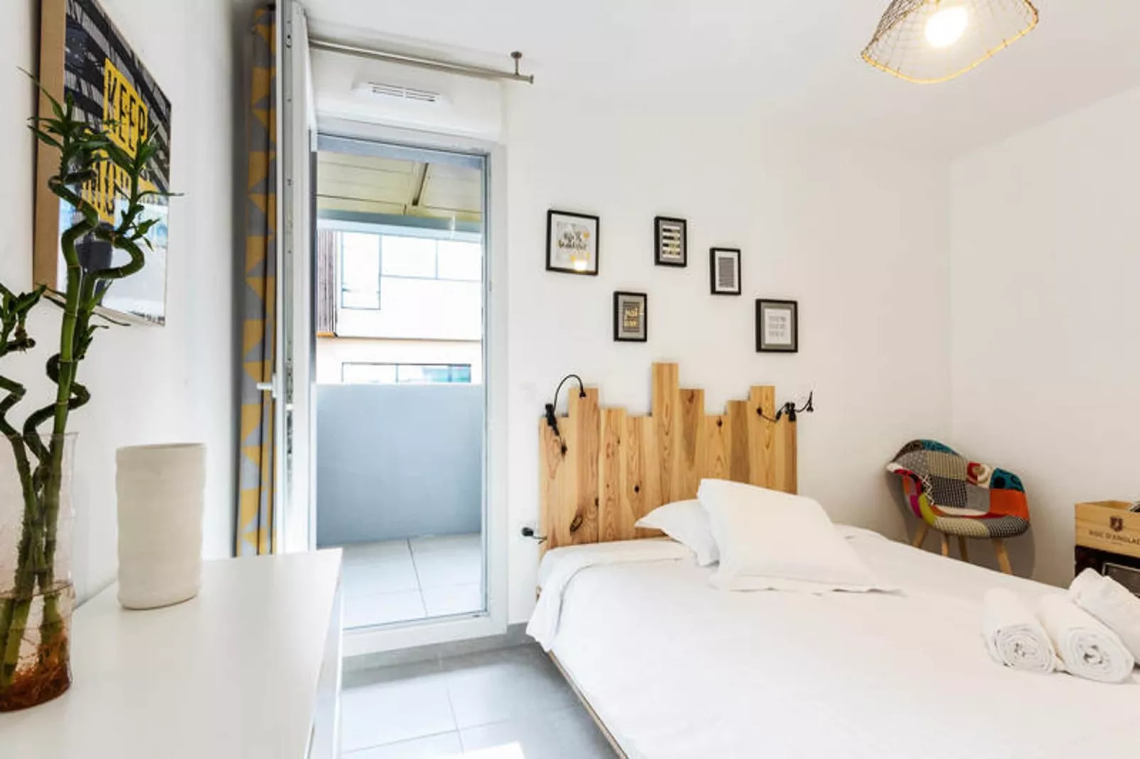 Appartements à Montpellier-Slaapkamer