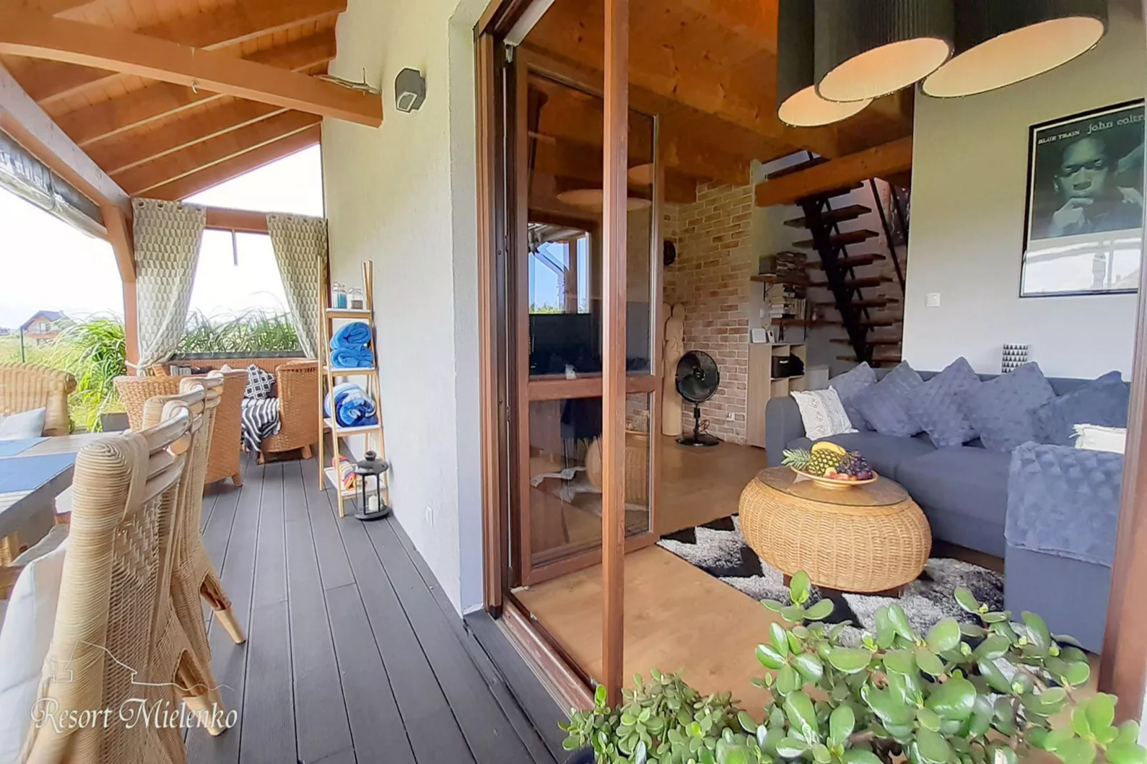 Dom MARCO POLO w Mielenku-Terrasbalkon