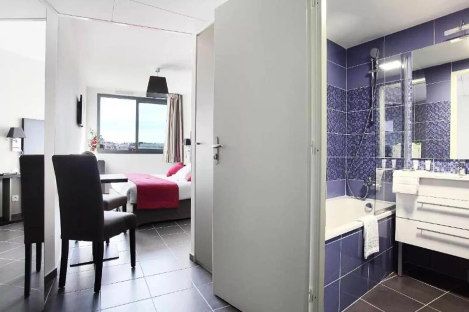 Appart'hôtel Odalys Prado Castellane-Slaapkamer