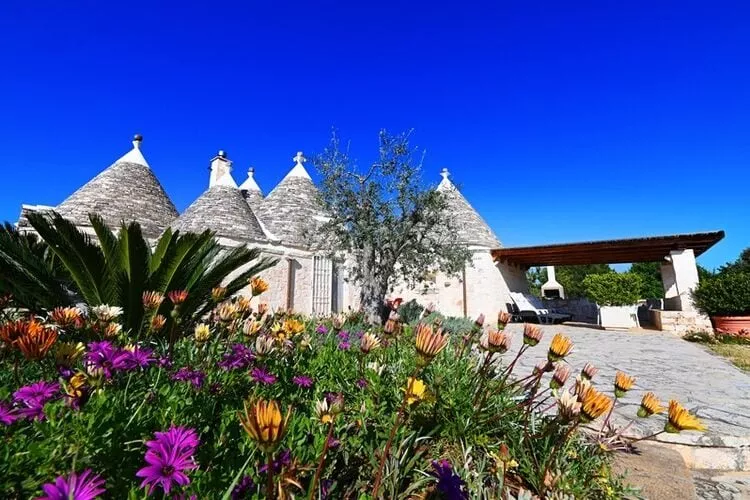 Holiday home Cisternino-Trullo Ulivo Antico-Buitenkant zomer