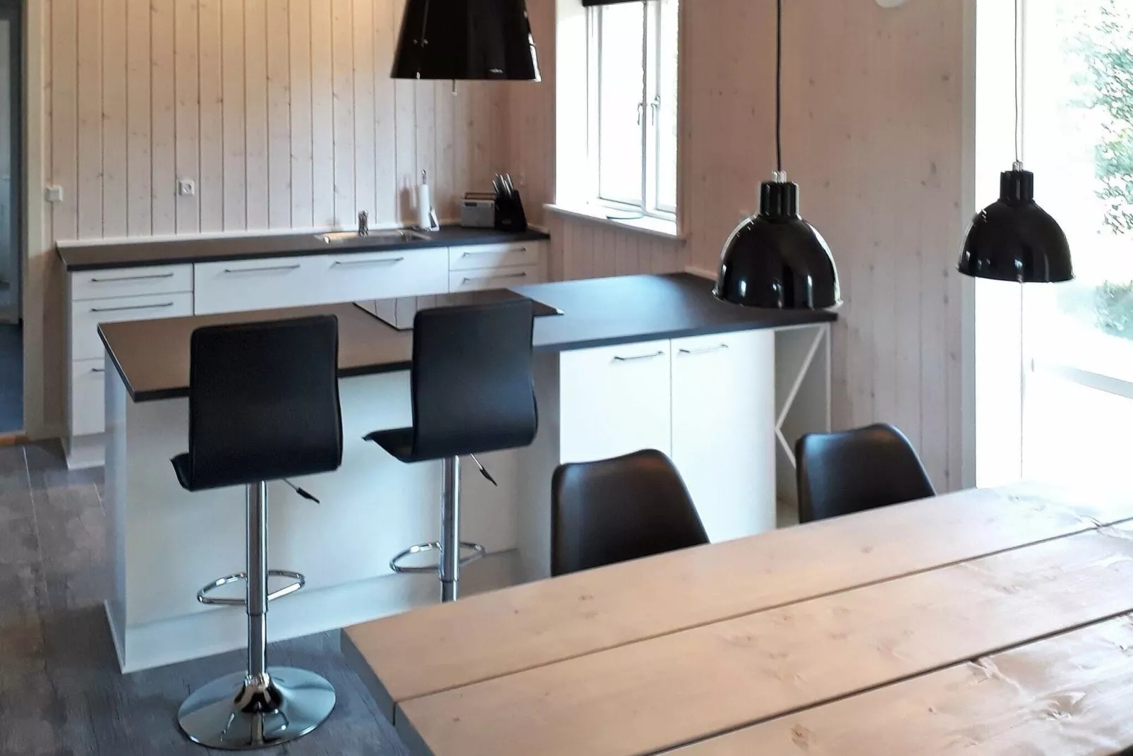Moderne toevlucht bij Skovmose-By Traum-Binnen