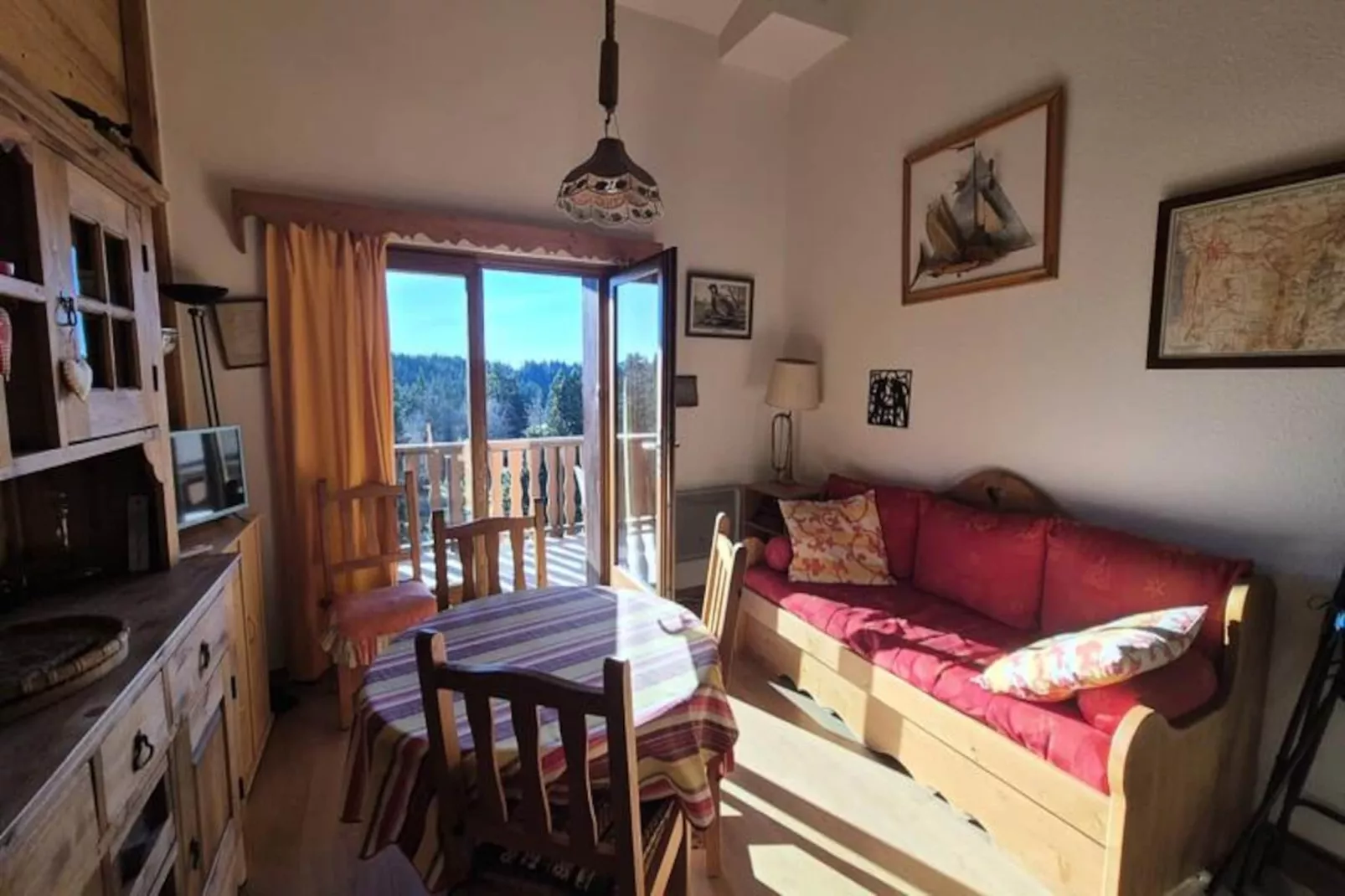 Appartement Familial Au Revard, Vue Sur Le Jardin D'enfant Et Pistes