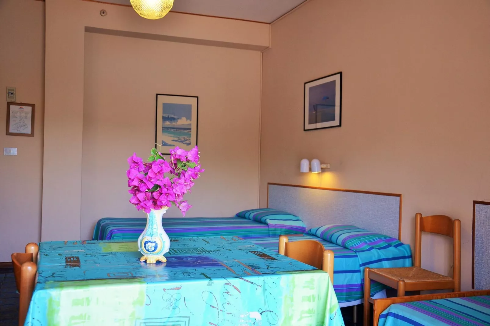 Residence Villa Giardini Giardini Naxos-Bilocale 3 pax con balcone o terrazza-Slaapkamer