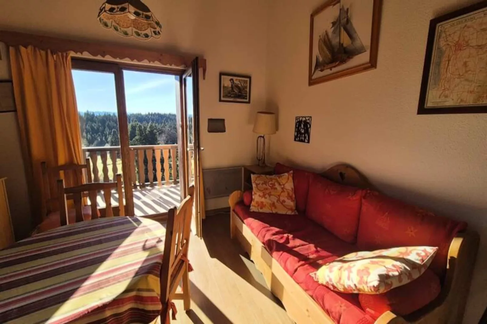 Appartement Familial Au Revard, Vue Sur Le Jardin D'enfant Et Pistes