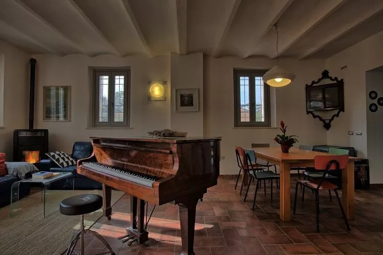 Cottage Della Musica-Woonkamer