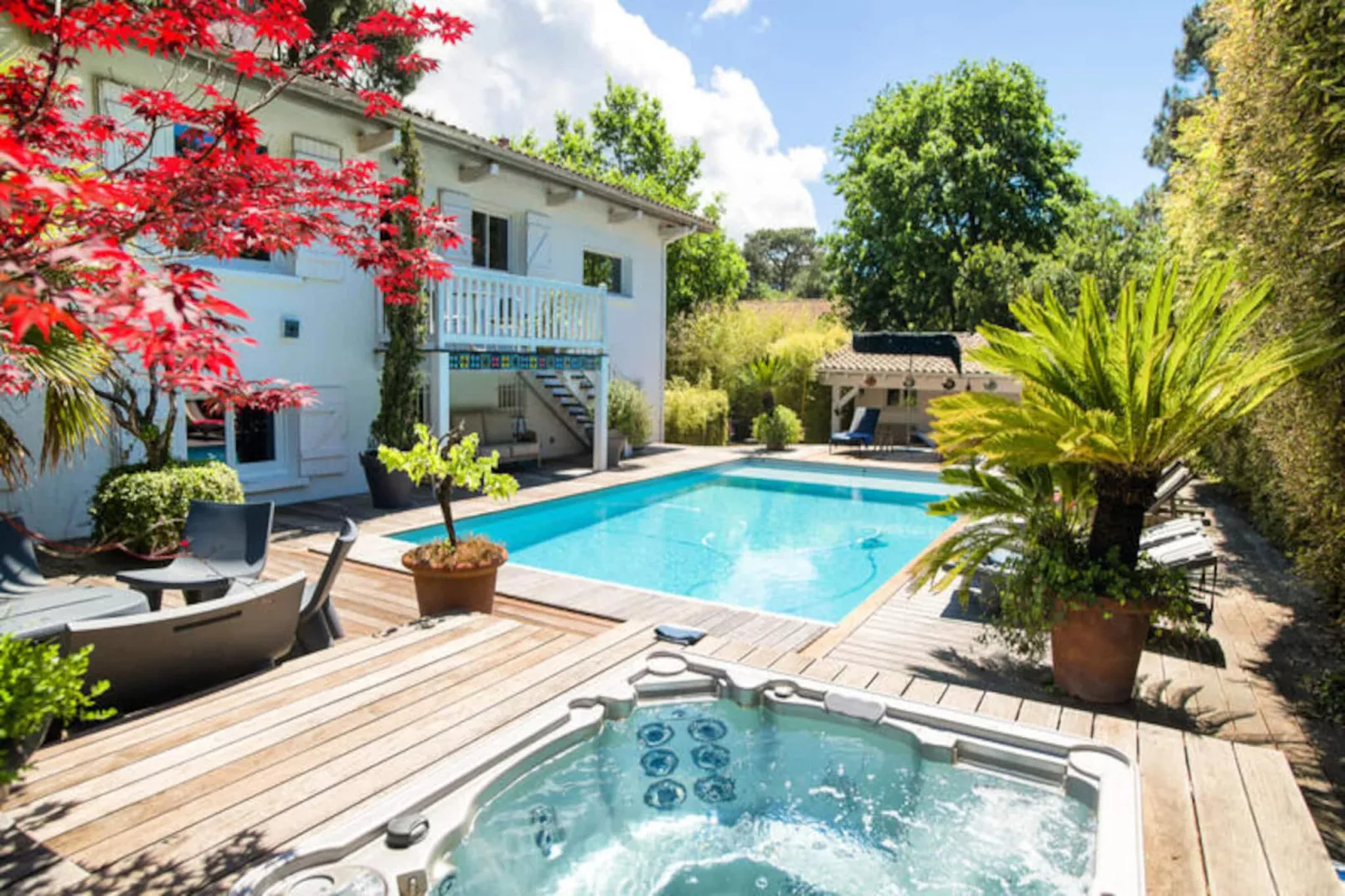 Superbe Villa Calme Avec Piscine Chauff&eacute;e Et Jacuzzi &agrave; 300 M De La Plage