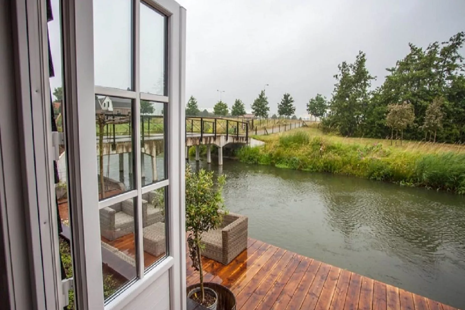 Vakantiehuis De Vlonder-Terrasbalkon