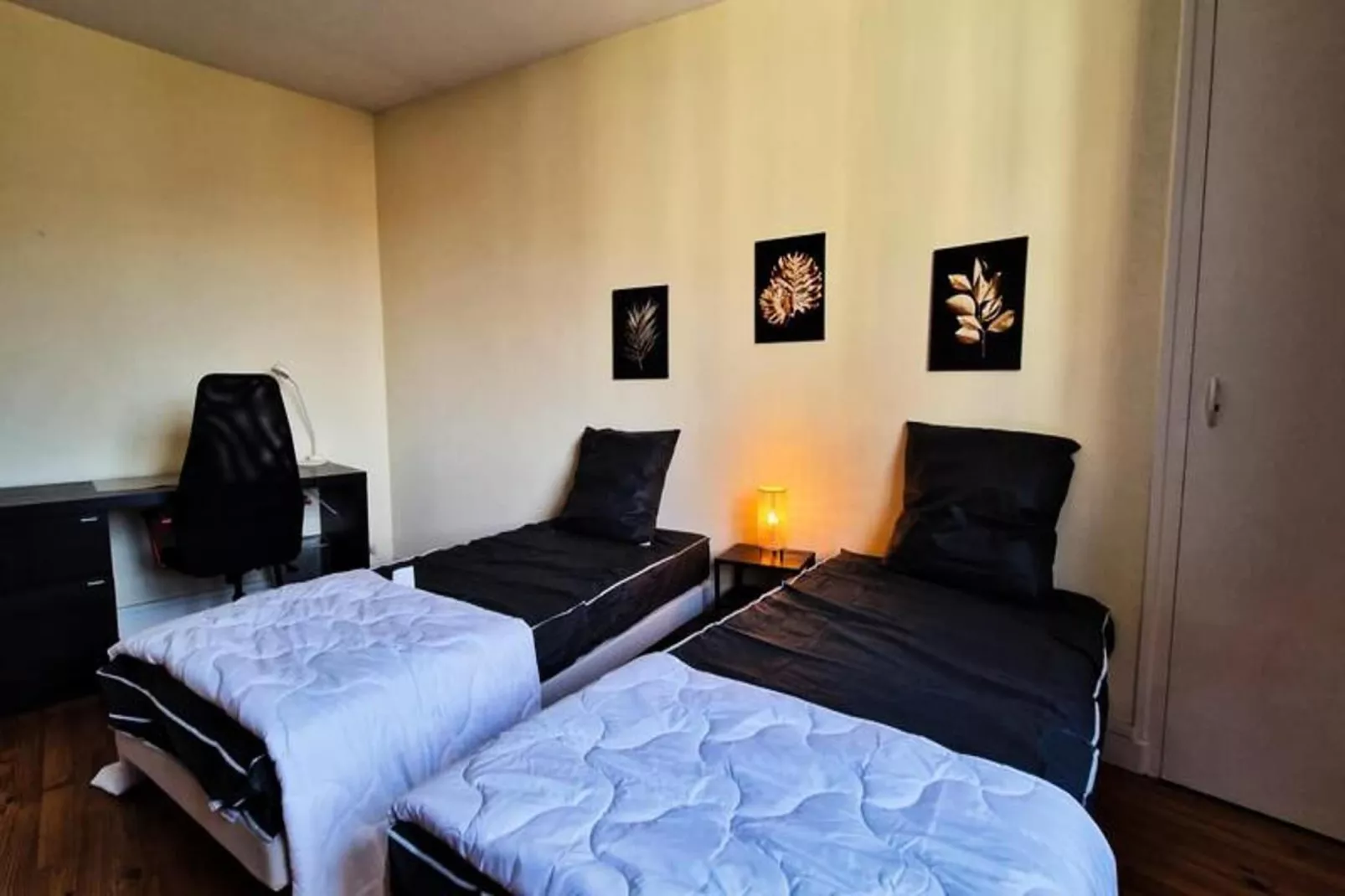 Le Spacieux T3 Pour 4 Proche De Gem Et La Gare 🗻-Slaapkamer