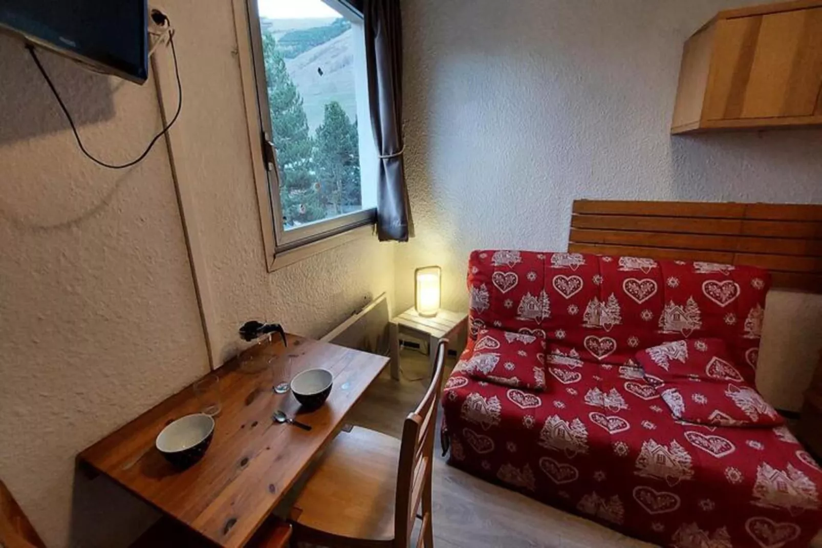 Résidence Vallee Blanche Belledonne-Woonkamer