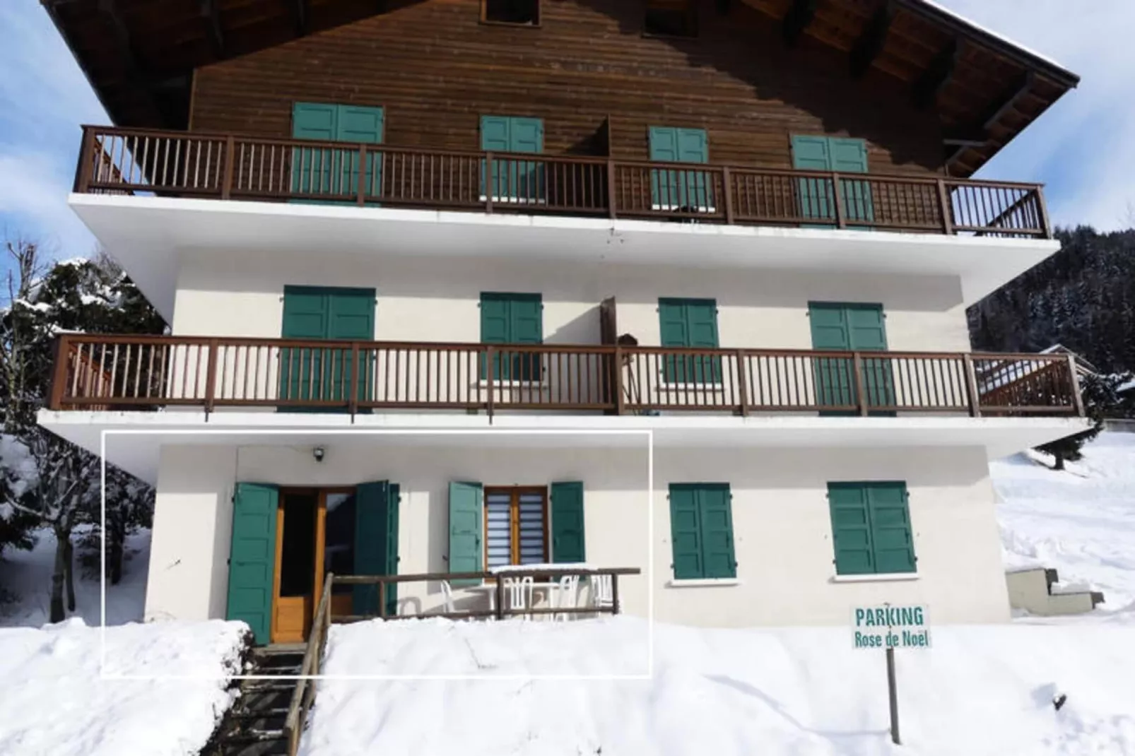 Appartements à La Clusaz-Buitenkant zomer