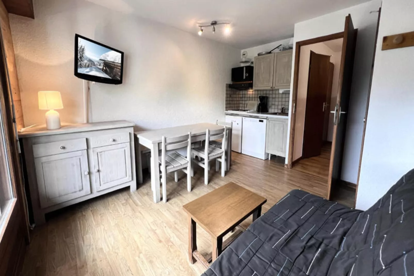 Appartements à La Clusaz-Woonkamer