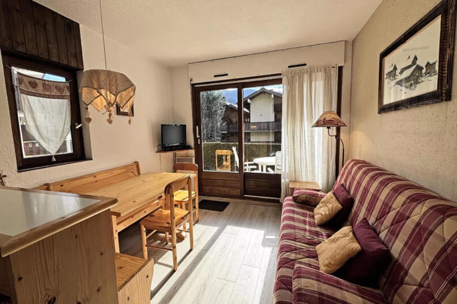 Appartements à La Clusaz-Woonkamer