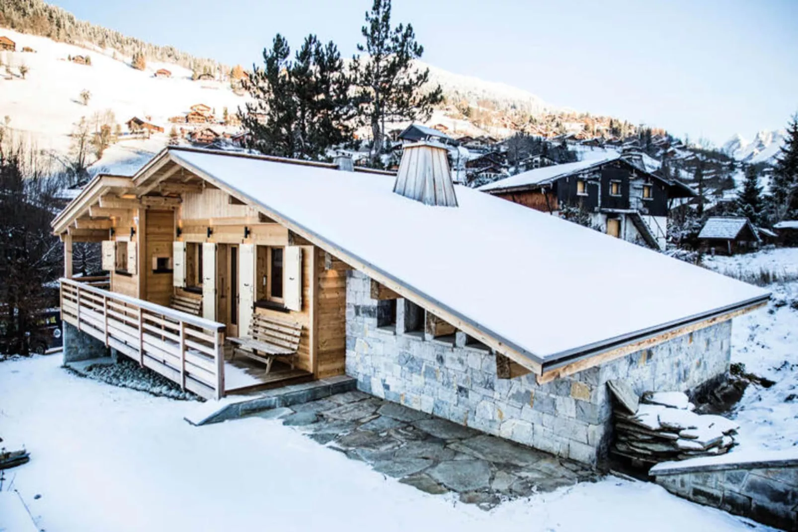 Chalet Mouflon-Exterieur winter