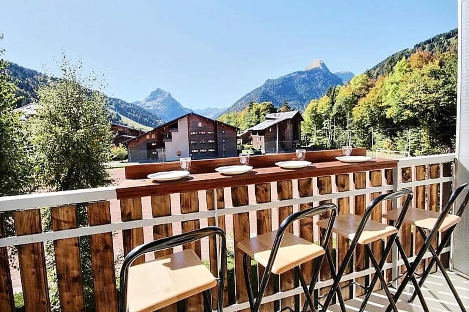 Appartements à Morzine-Terrasbalkon