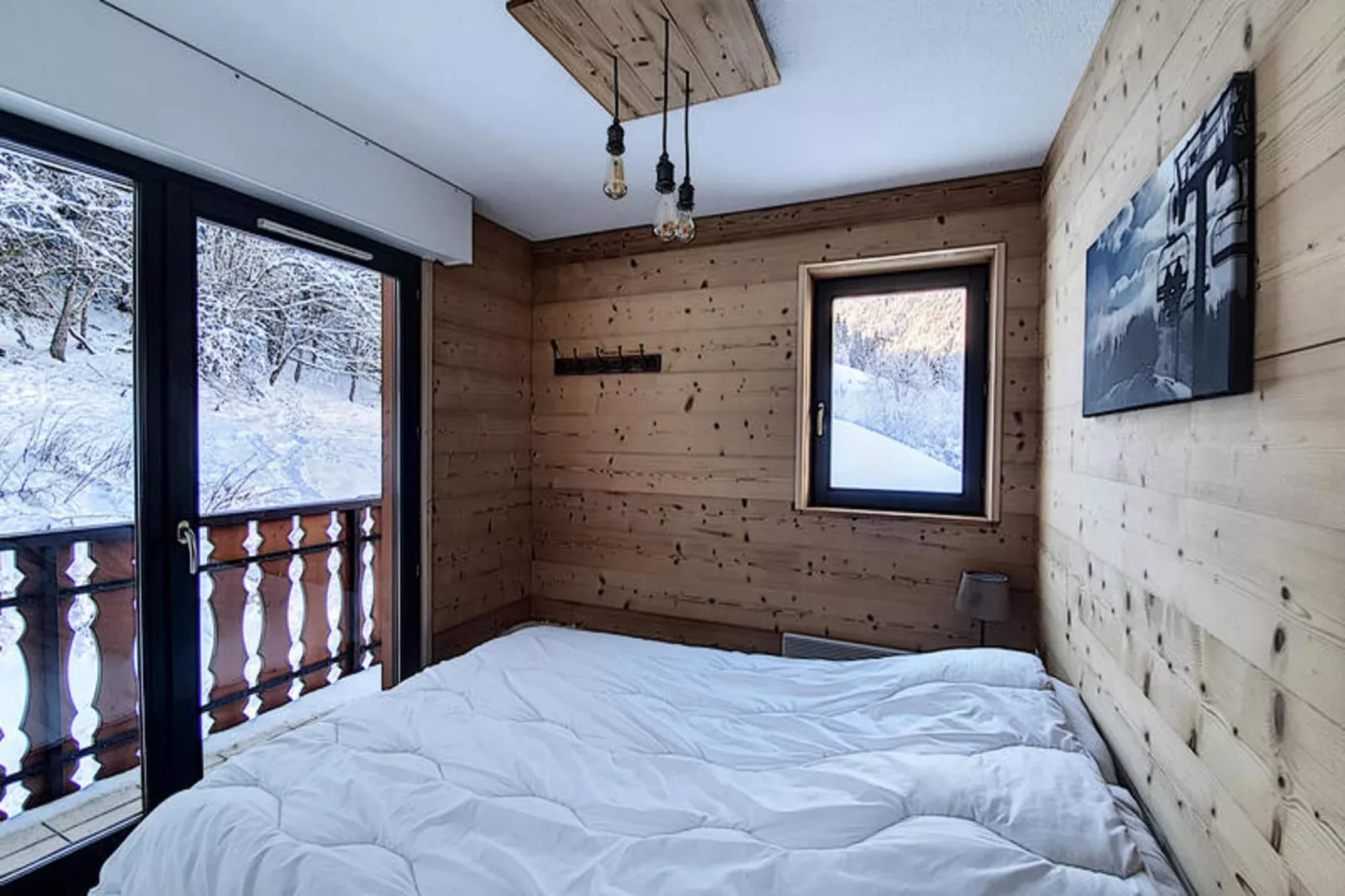 Appartements à Saint Jean d'Aulps-Slaapkamer