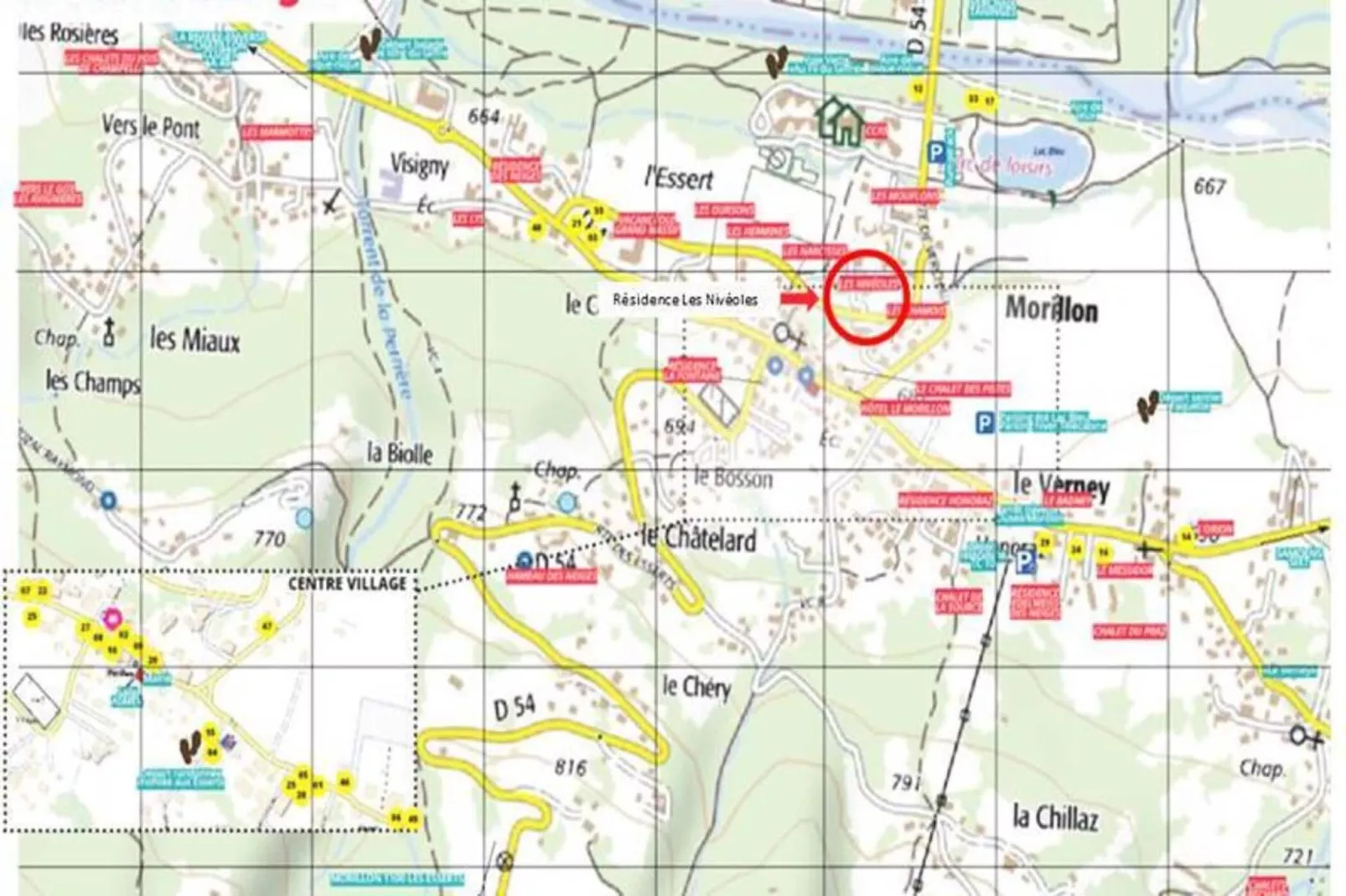 Résidence Niveoles Bat A-Buitenkant zomer