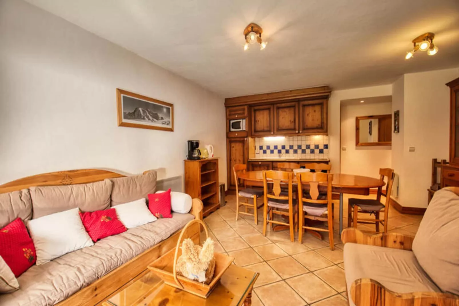 Résidence Refuge De L'alpage Bat A-Eetkamer