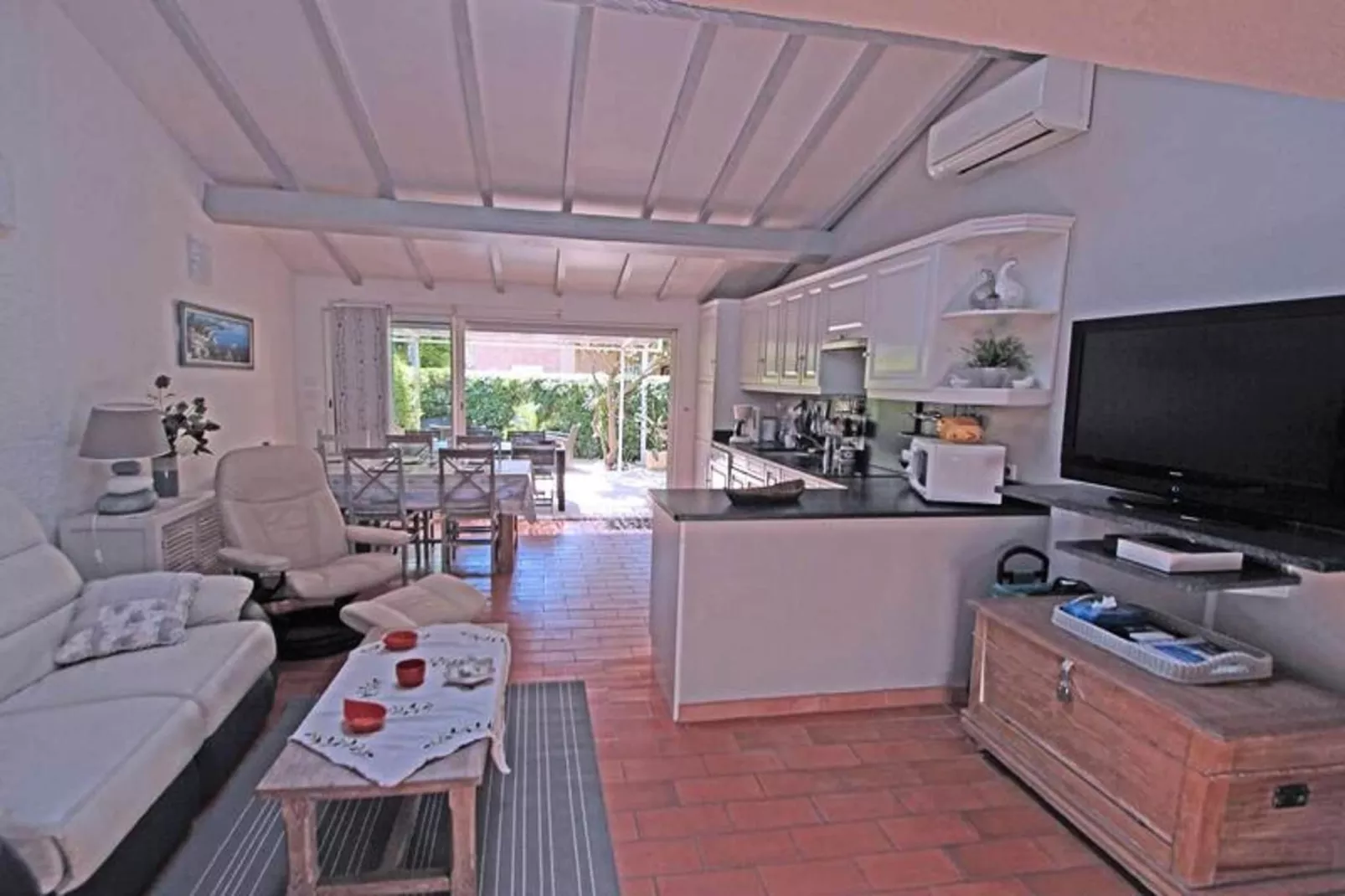 Résidence Les Bleuets D'azur-Woonkamer