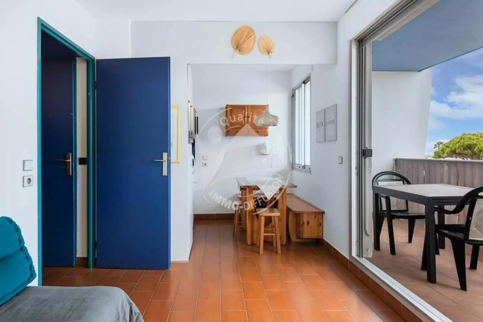 Résidence "le Grand Large"-Woonkamer