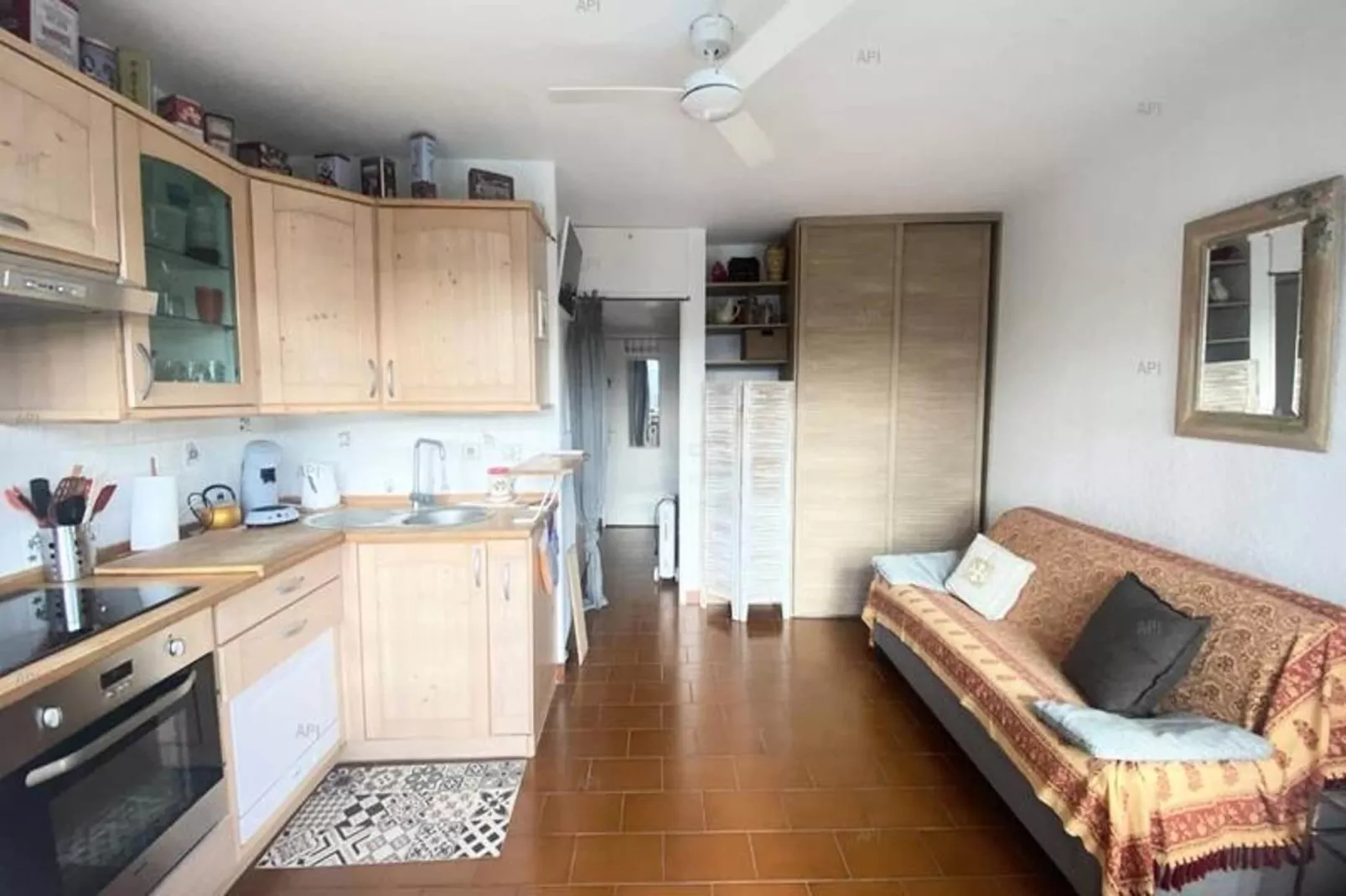 Résidence "le Grand Large"-Woonkamer