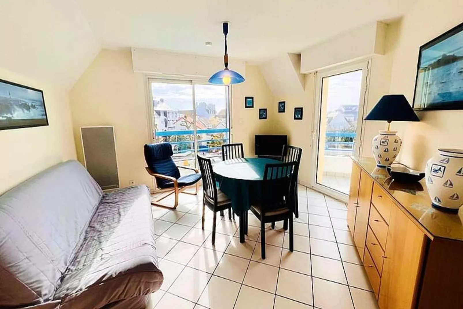 Résidence Hauts Port Maria-Woonkamer