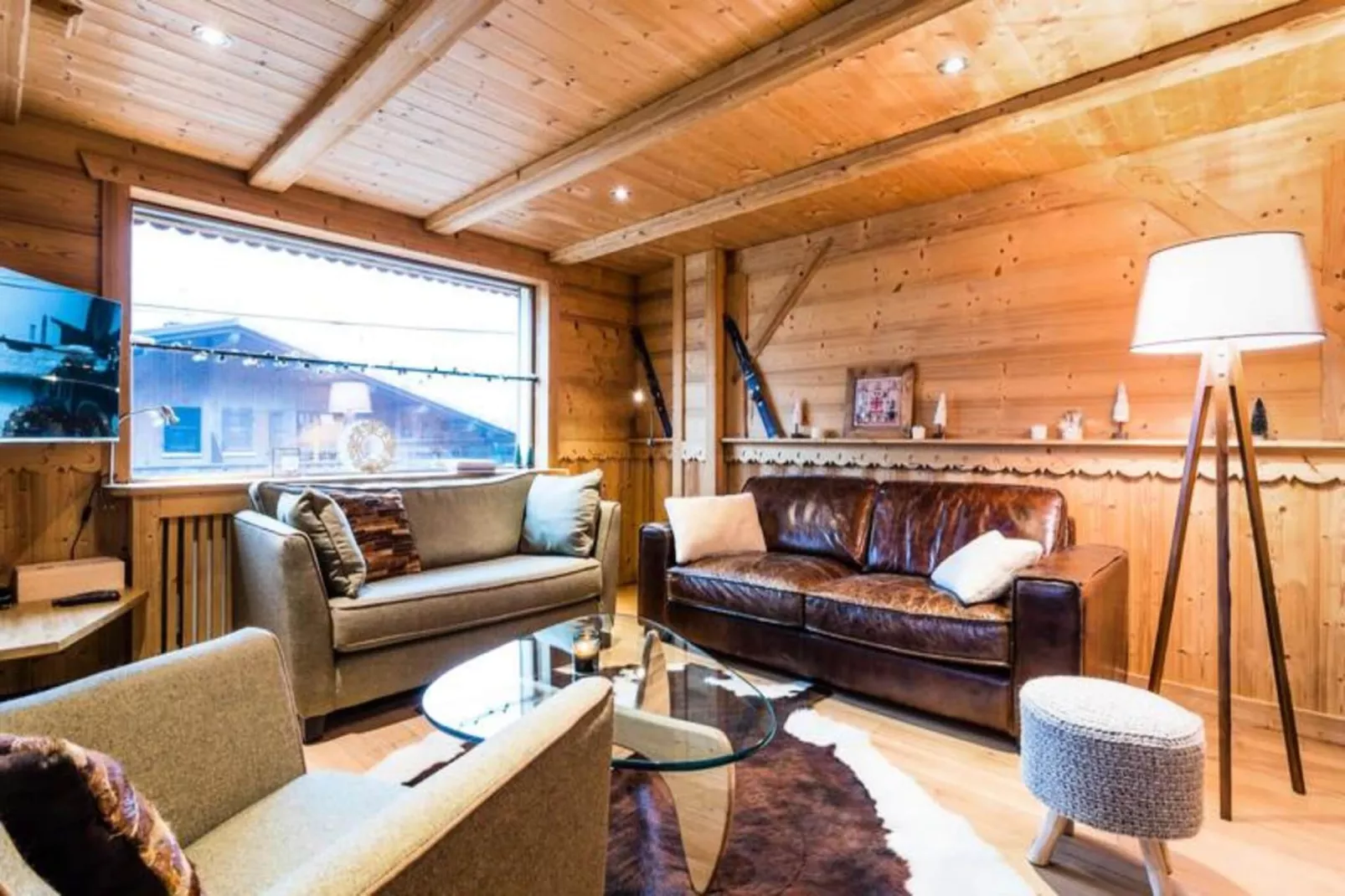 Chalet Le Blizzard-Woonkamer