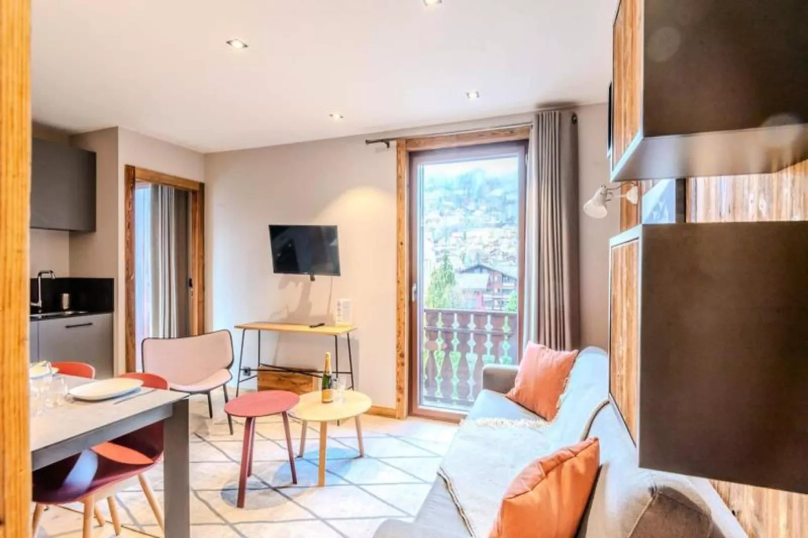 Résidence L'edelweiss-Woonkamer