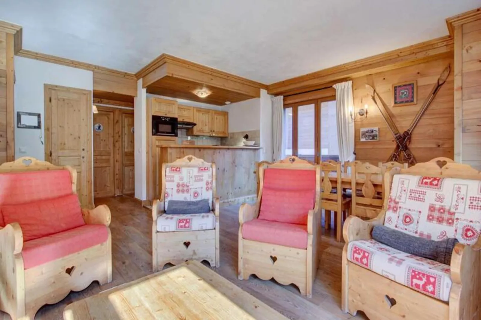 Résidence Le Lodge-Woonkamer