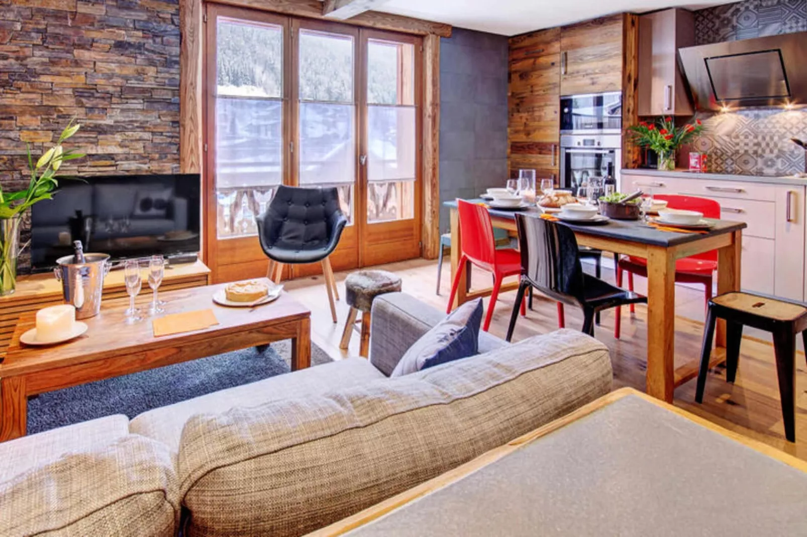 Résidence Le Soleil Levant - Woonkamer