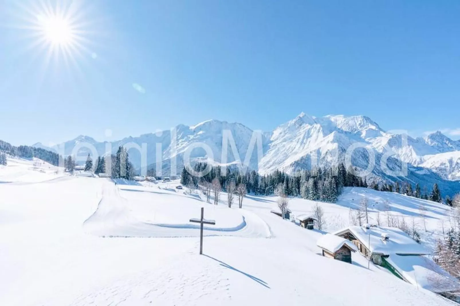 Résidence Les Aiguilles - Bat Vorassay-Uitzicht winter