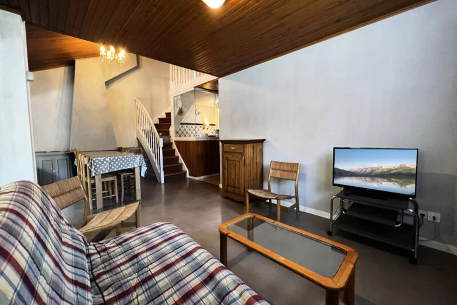 Appartements à La Clusaz-Woonkamer