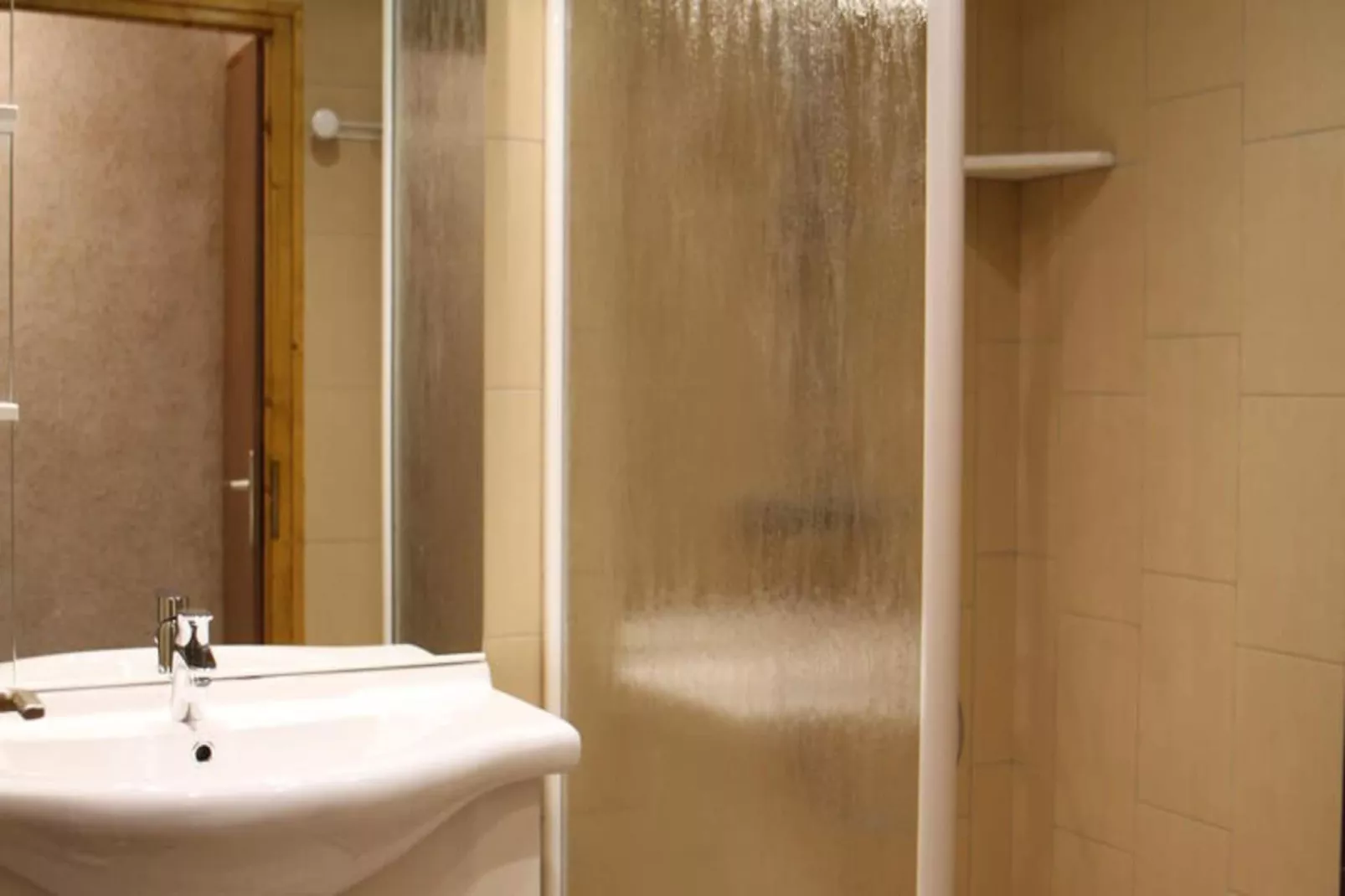 Appartement 6 pers. à proximité des remontées mécaniques-Badkamer