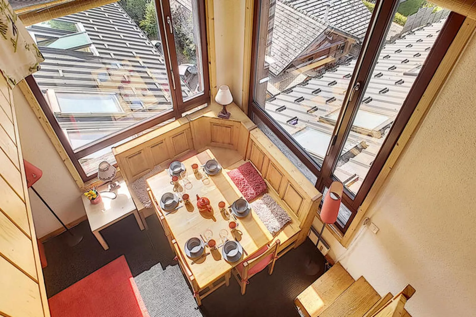 Appartements à Saint Jean d'Aulps-Eetkamer